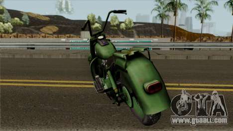 Motorcycle Game Ride To Hell - Retribution for GTA San Andreas