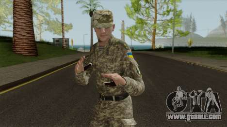 An Officer Of The Armed Forces Of Ukraine for GTA San Andreas