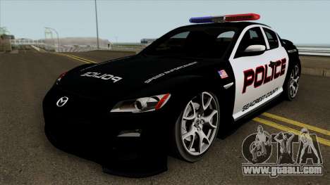Mazda RX-8 Police SCPD 2011 for GTA San Andreas