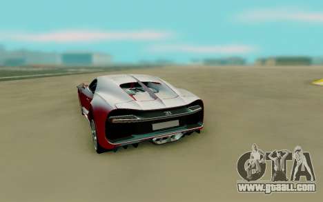 Bugatti Chiron Red for GTA San Andreas