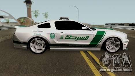 Ford Mustang Shelbi GT 500 2013 Dubai Police for GTA San Andreas