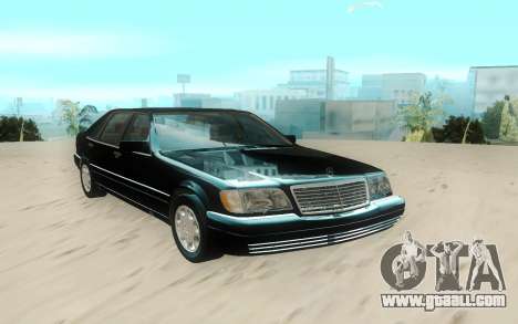Mercedes-Benz W140 S600 Stock for GTA San Andreas