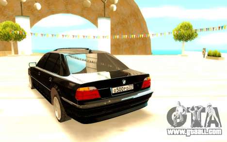 BMW 750i E38 for GTA San Andreas