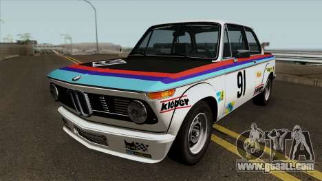 BMW 2002 Turbo (E10) 1973 for GTA San Andreas