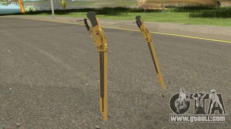 Gold Winchester M1887 for GTA San Andreas