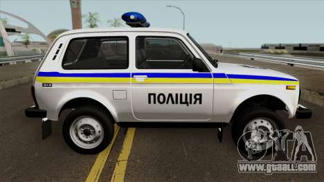 VAZ 2121 Police of Ukraine for GTA San Andreas