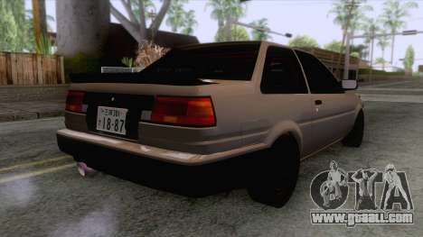 Toyota AE86 Coupe Touge Style for GTA San Andreas