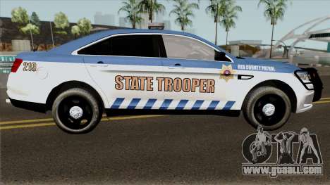 Ford Taurus 2013 Red County Police for GTA San Andreas