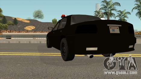 The Police car of the 2nd Level of Tracing of NF for GTA San Andreas