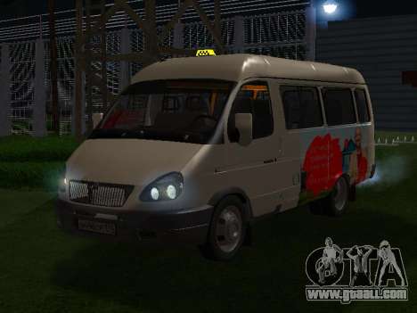 GAZelle 32213 satellite TV from MTS for GTA San Andreas