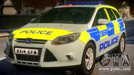 Police Ford Focus Estate IRV TFL Version for GTA 4