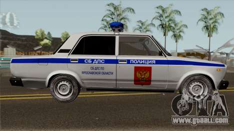 VAZ-2107 Police of the city of Yaroslavl for GTA San Andreas