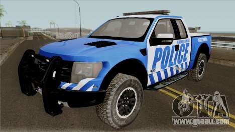 Ford F-150 Raptor 2016 Red County Police for GTA San Andreas