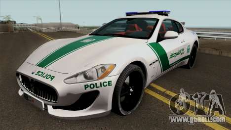 Maserati Gran Turismo Dubai Police 2013 for GTA San Andreas
