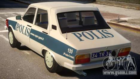 Renault 12 Turkish Police v.2 for GTA 4