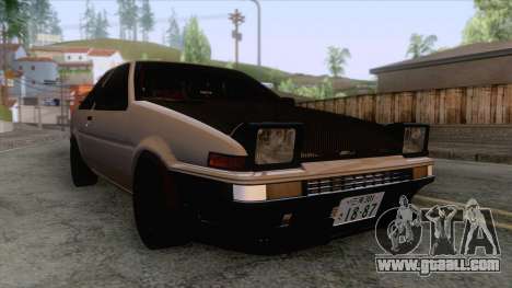 Toyota AE86 Coupe Touge Style for GTA San Andreas