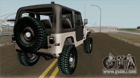 Jeep Wrangler Rustico for GTA San Andreas