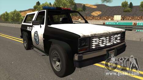 Declasse Rancher Police for GTA San Andreas