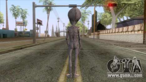 The Hum Abductions - Grey Alien Skin for GTA San Andreas