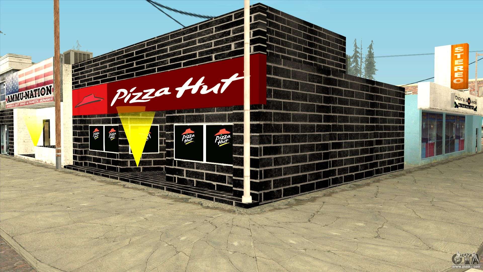 Palomino Creek Pizza Hut Restaurant for GTA San Andreas