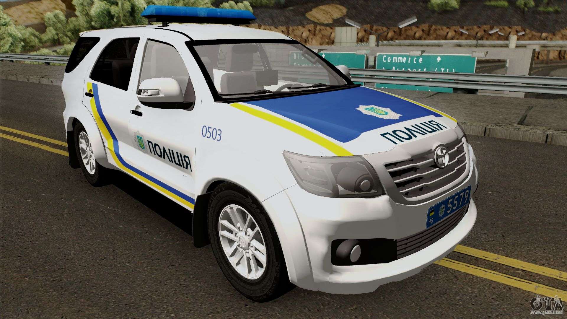 Toyota Fortuner 2014 brazilian police [replace] para GTA 5
