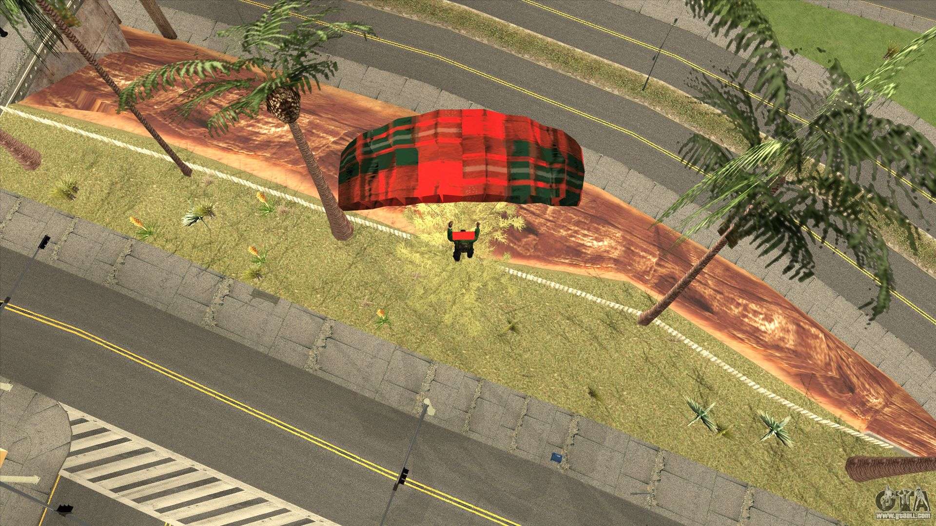 Original HD Parachute para GTA San Andreas
