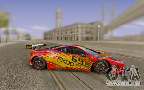 2014 Ferrari 458 Italia GT3 DTM for GTA San Andreas