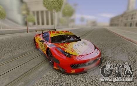 2014 Ferrari 458 Italia GT3 DTM for GTA San Andreas