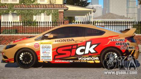 2013 Honda CivicSi PJ2 for GTA 4
