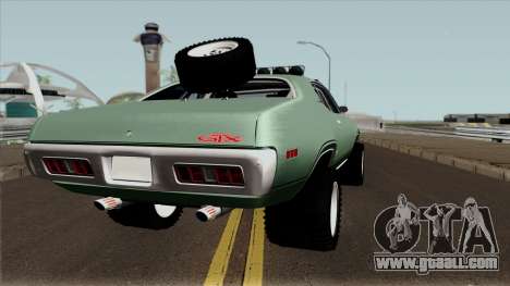 Plymouth GTX Rusty Rebel 1972 for GTA San Andreas