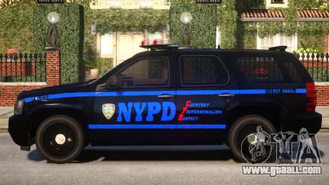 NYPD Police Tahoe [ELS] for GTA 4