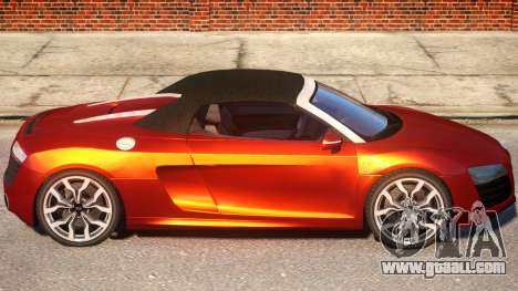 Audi R8 Spyder EPM V.1 for GTA 4