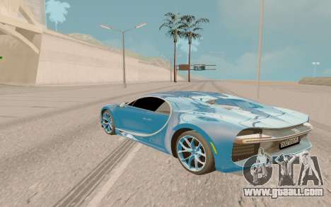 Bugatti Chiron Rus Plate for GTA San Andreas
