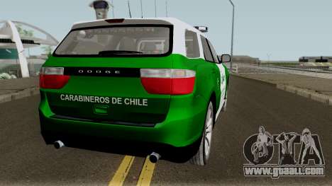 Dodge Durango Carabineros de Chile for GTA San Andreas