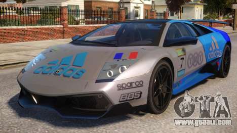 Lamborghini GT3 CUP Addidas Team for GTA 4