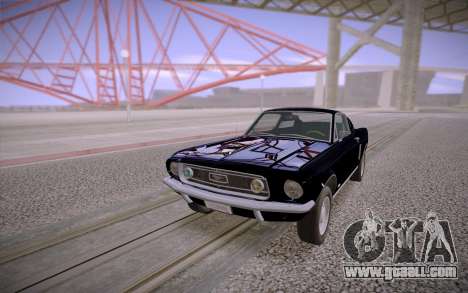 Ford Mustang GT Fastback 390 1968 for GTA San Andreas