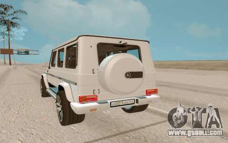 Mercedes-Benz G63 AMG Rus Plate for GTA San Andreas