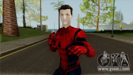 Spider-Man Homecoming Tom Holland Unmasked for GTA San Andreas