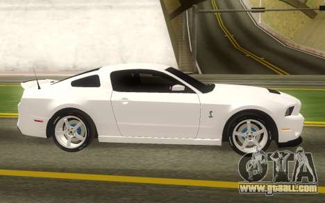 Ford Mustang Shelby GT500 Stock for GTA San Andreas