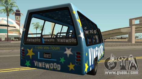 Brute Tour Bus GTA V IVF for GTA San Andreas