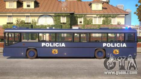 N1 Europe Police Bus Mod MAN 202 for GTA 4