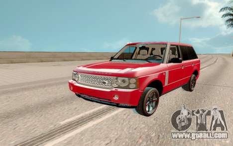 Land Rover Range Rover Tuning for GTA San Andreas