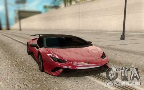 Lamborghini Huracan Perfomante Spyder for GTA San Andreas