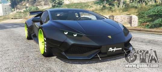 Lamborghini Huracan LibertyWalk v1.2 [replace] for GTA 5