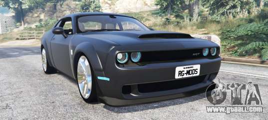 Dodge Challenger SRT Demon (LC) 2018 [replace] for GTA 5