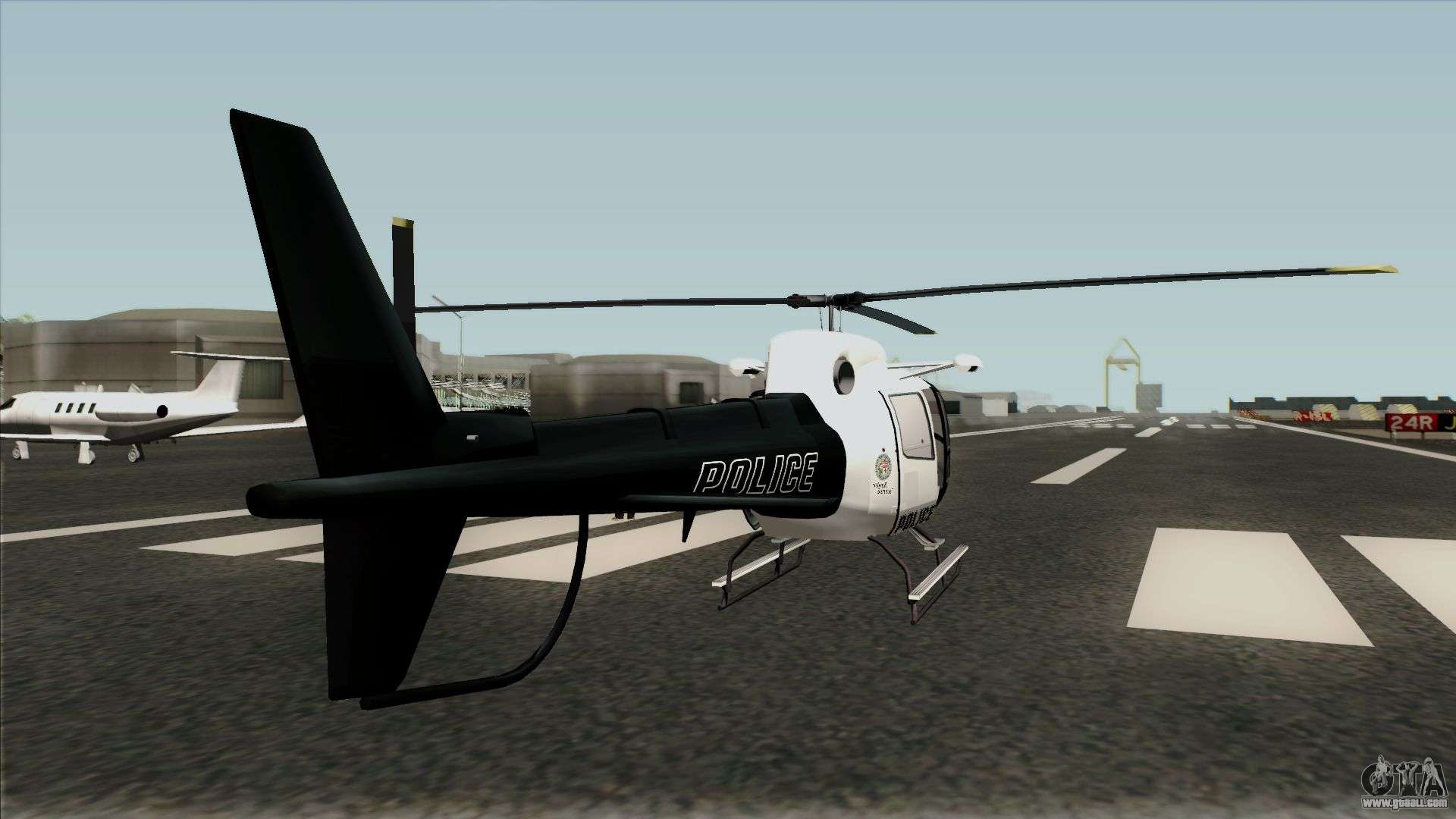 Police Maverick GTA V (SFPD Air Support Unit) para GTA San Andreas