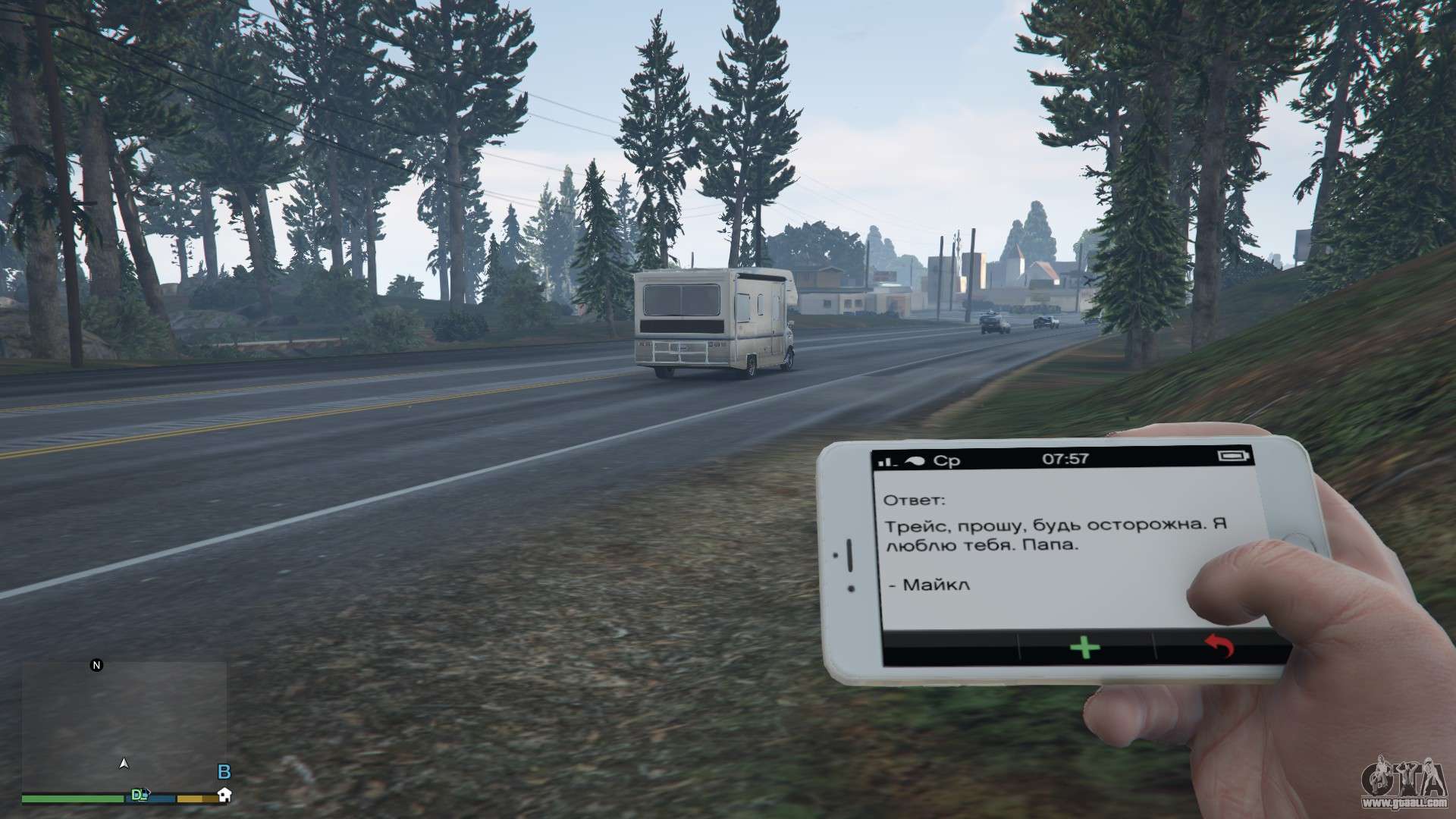 GTA V Mod Replaces Michael's iPhone with a Windows Phone