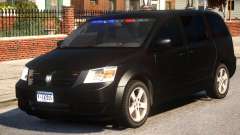 Dodge Caravan 2008 U.S Marshals for GTA 4