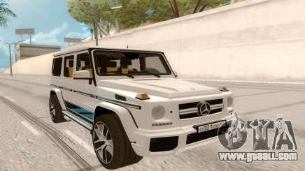 Mercedes-Benz G63 AMG Rus Plate for GTA San Andreas