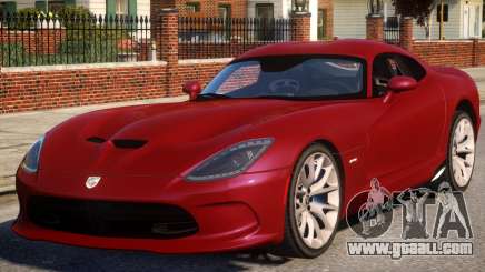 2013 SRT Viper GTS Coupe for GTA 4